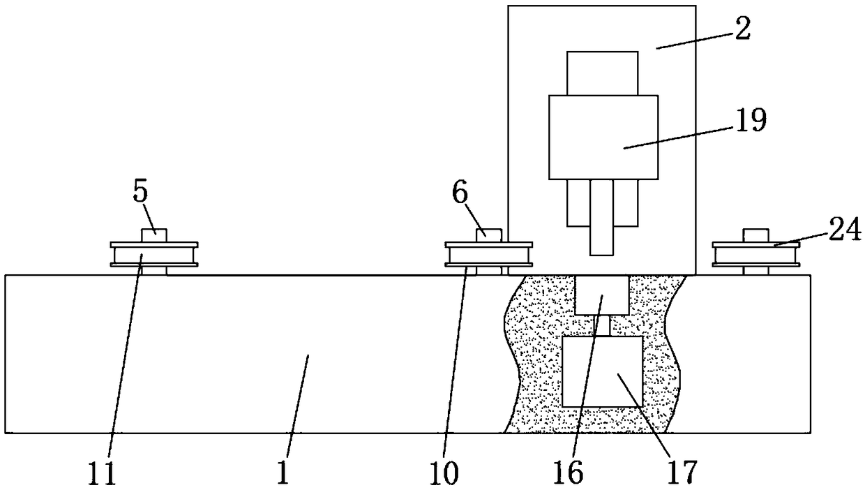 Cutting device for production and processing of brush pen holder