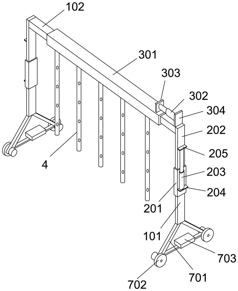 Gibberellin spraying device for increasing corn yield