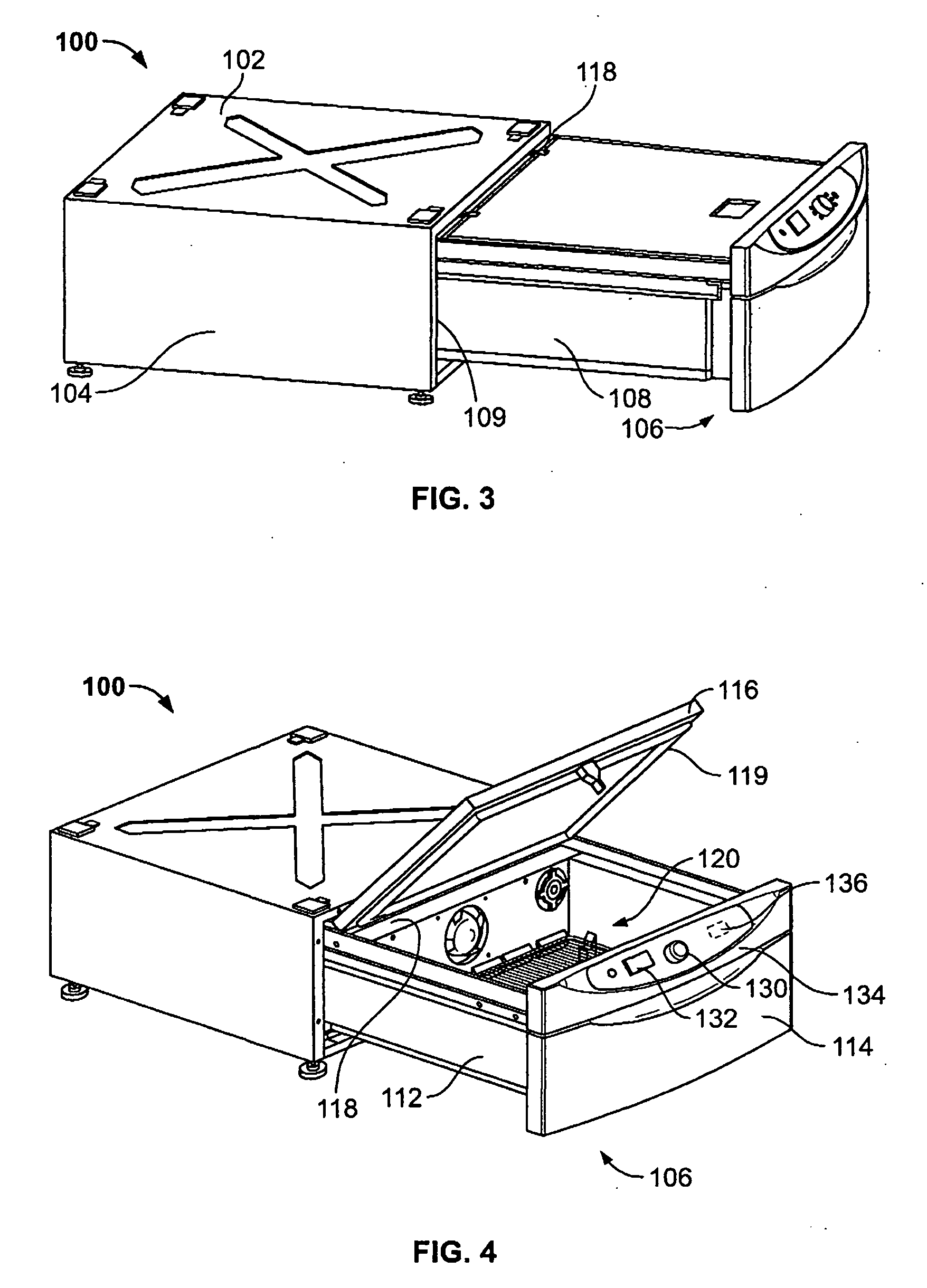 Methods and apparatus for disinfecting and/or deodorizing an article