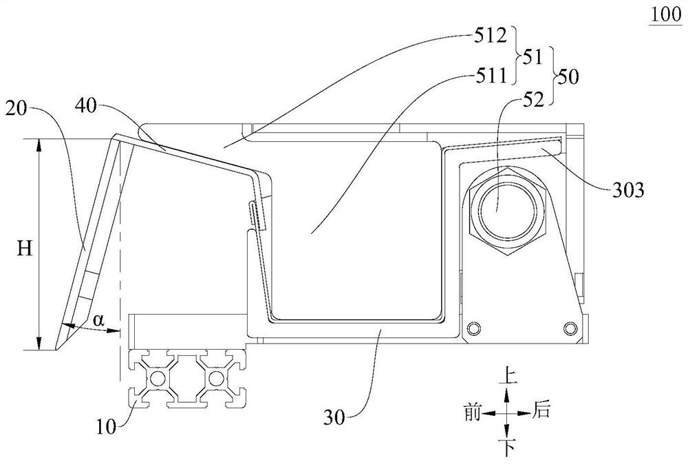 Plastering device and plastering equipment