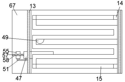 Novel heat dissipation device capable of automatically removing ash