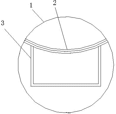 Dust suction pipe raising ring