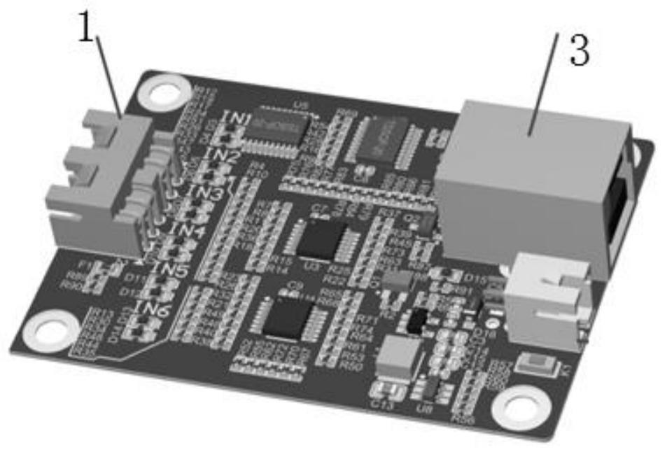 Testing device for PC (Personal Computer) mainboard