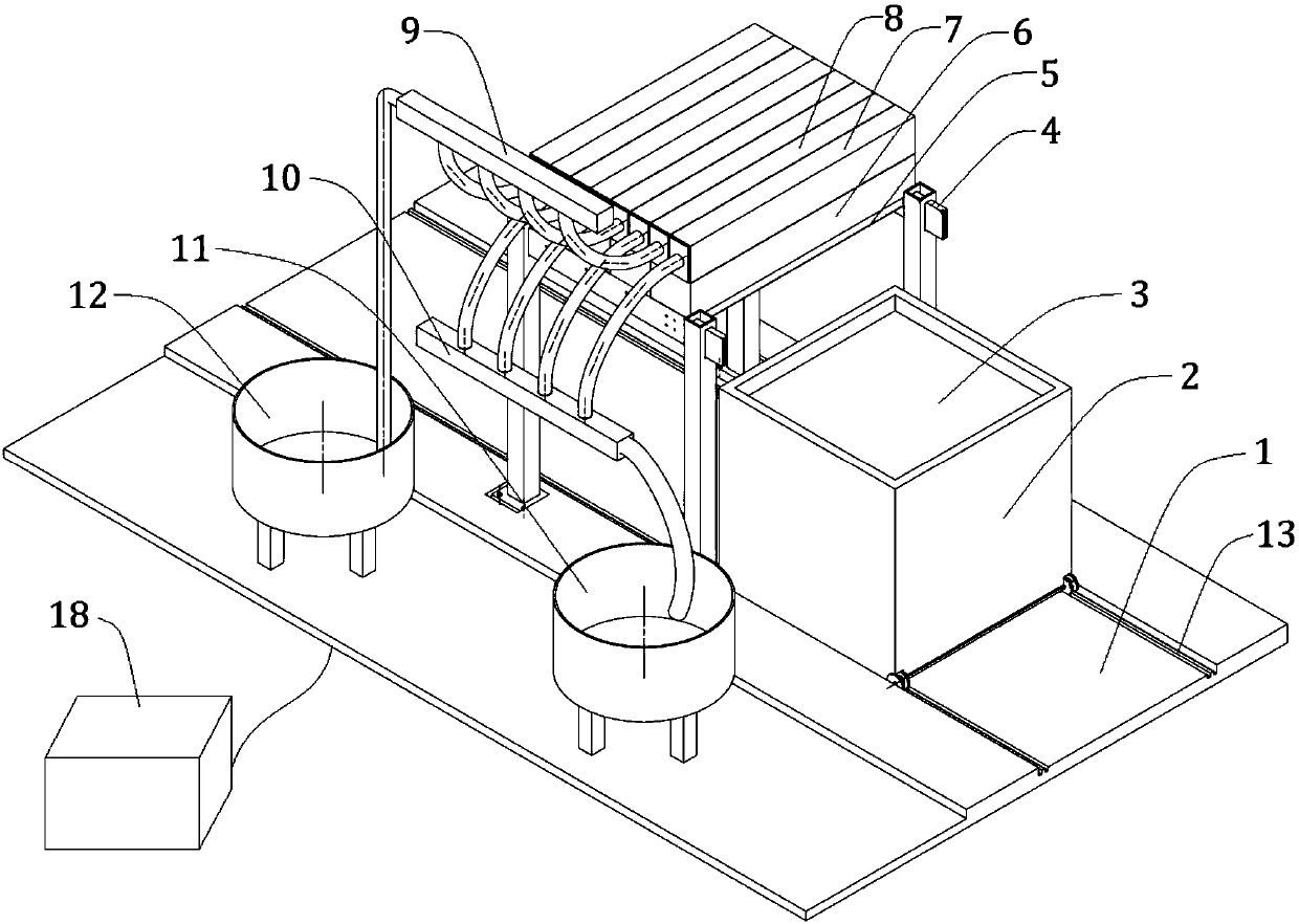 Sand mold printing equipment and printing method