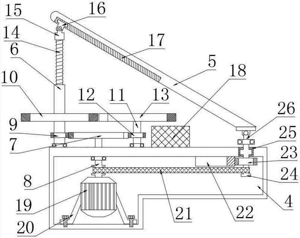 Automatically adjusted solar street lamp