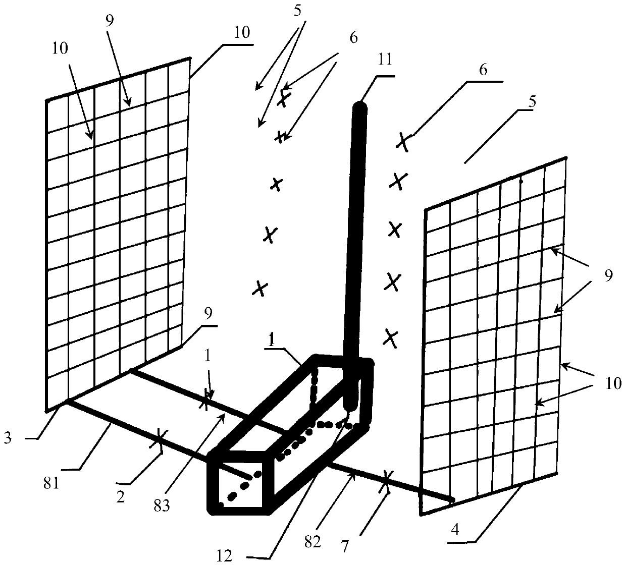 A mobile phone safety protection device based on liquid metal