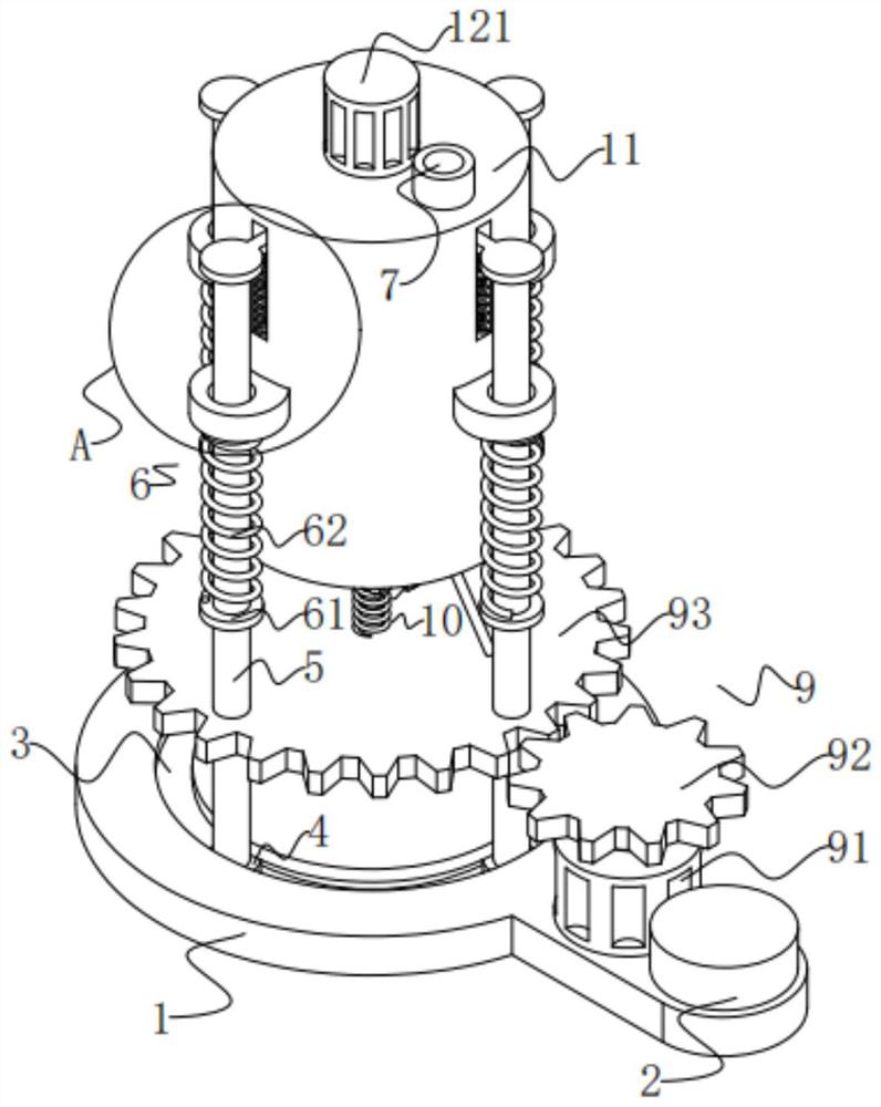 Printing and dyeing stirring device based on multi-axis motion principle and stirring method of device