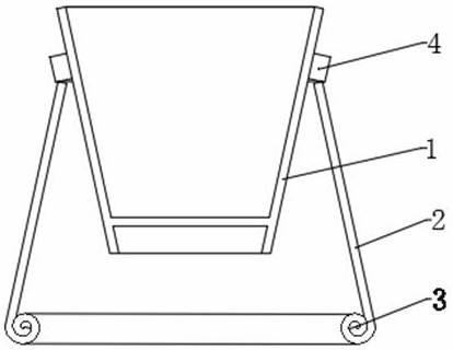 Disposable degradable paper cup and preparation method thereof