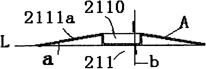 Passive degassing device as well as tank body and slurry treating element thereof