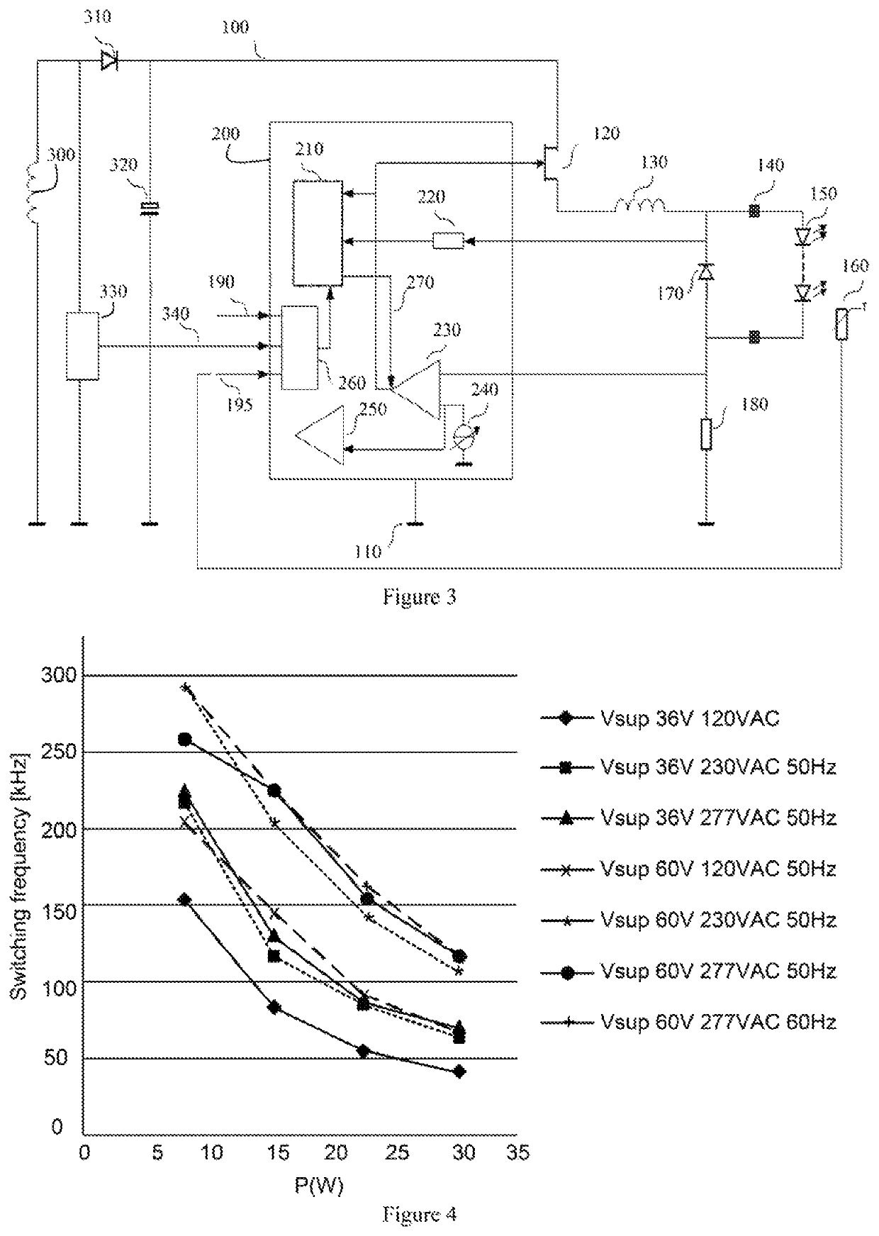 Power converter for led fixture