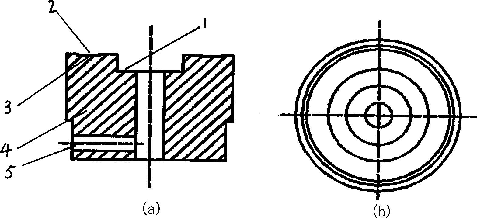 Supersonic motor thermosetting resin base friction material and friction layer manufacturing method and auxiliary tool