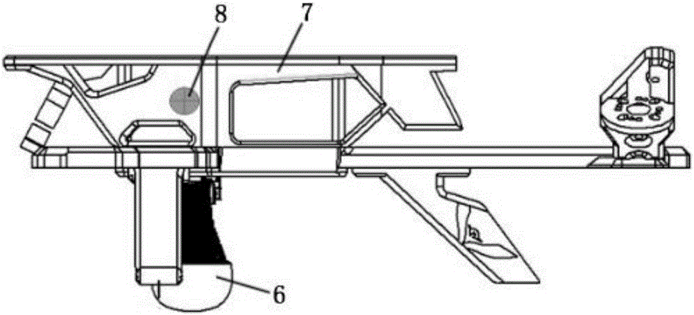 Flexible bionic landing system and application thereof