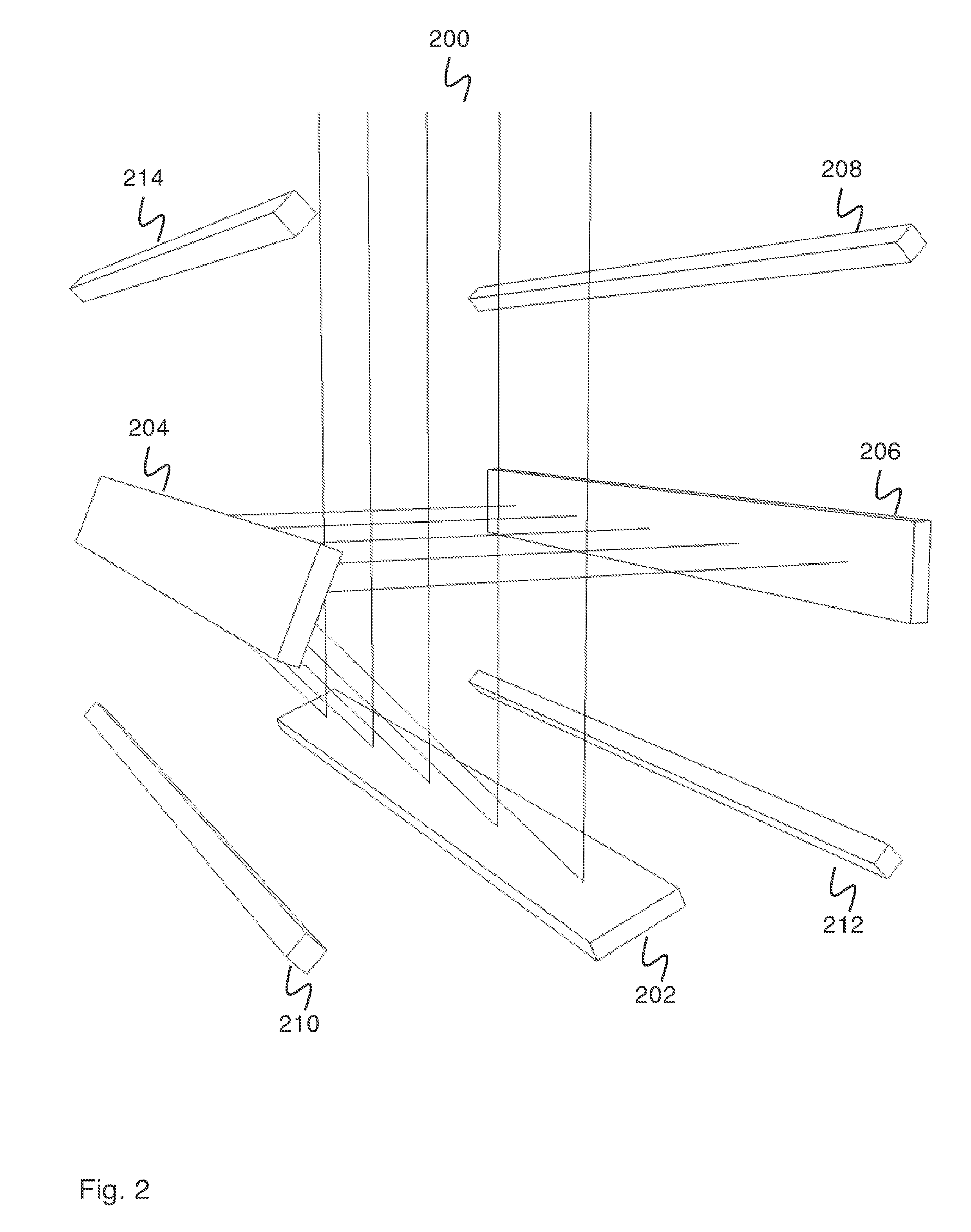 Device for producing laser-cooled atoms