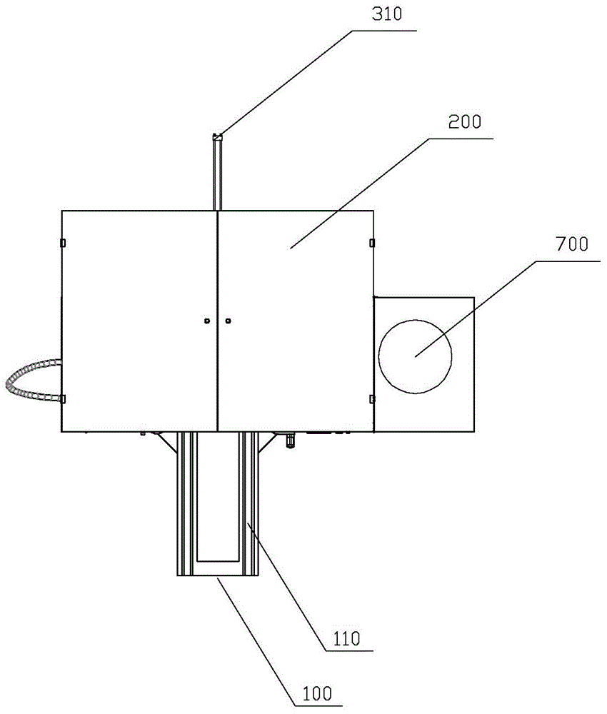 Horizontal parting type core shooter