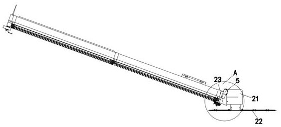 Photovoltaic panel sweeping and mowing device