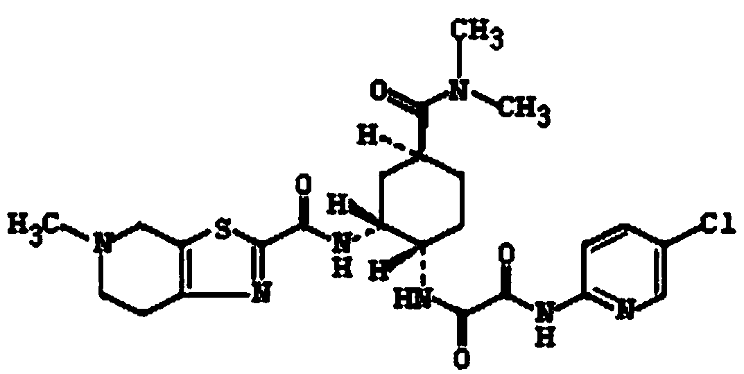 Toluenesulfonic acid edoxaban tablet and preparation method thereof