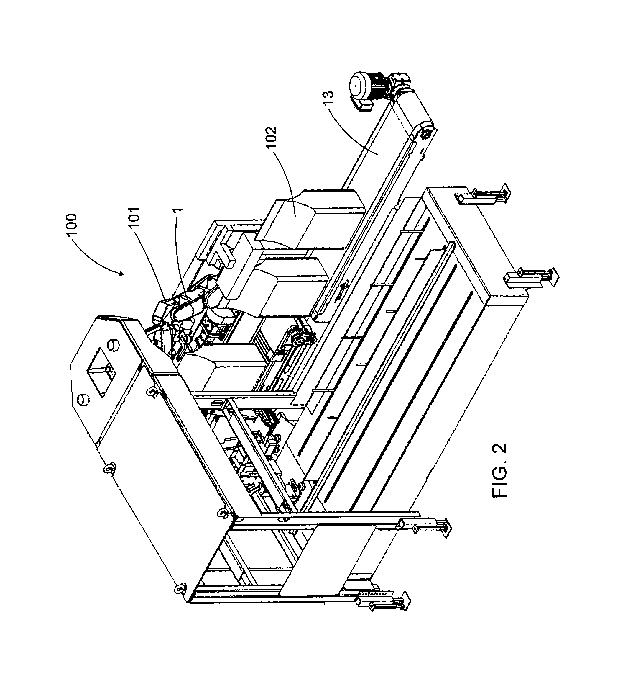 Robotized transport and transfer system