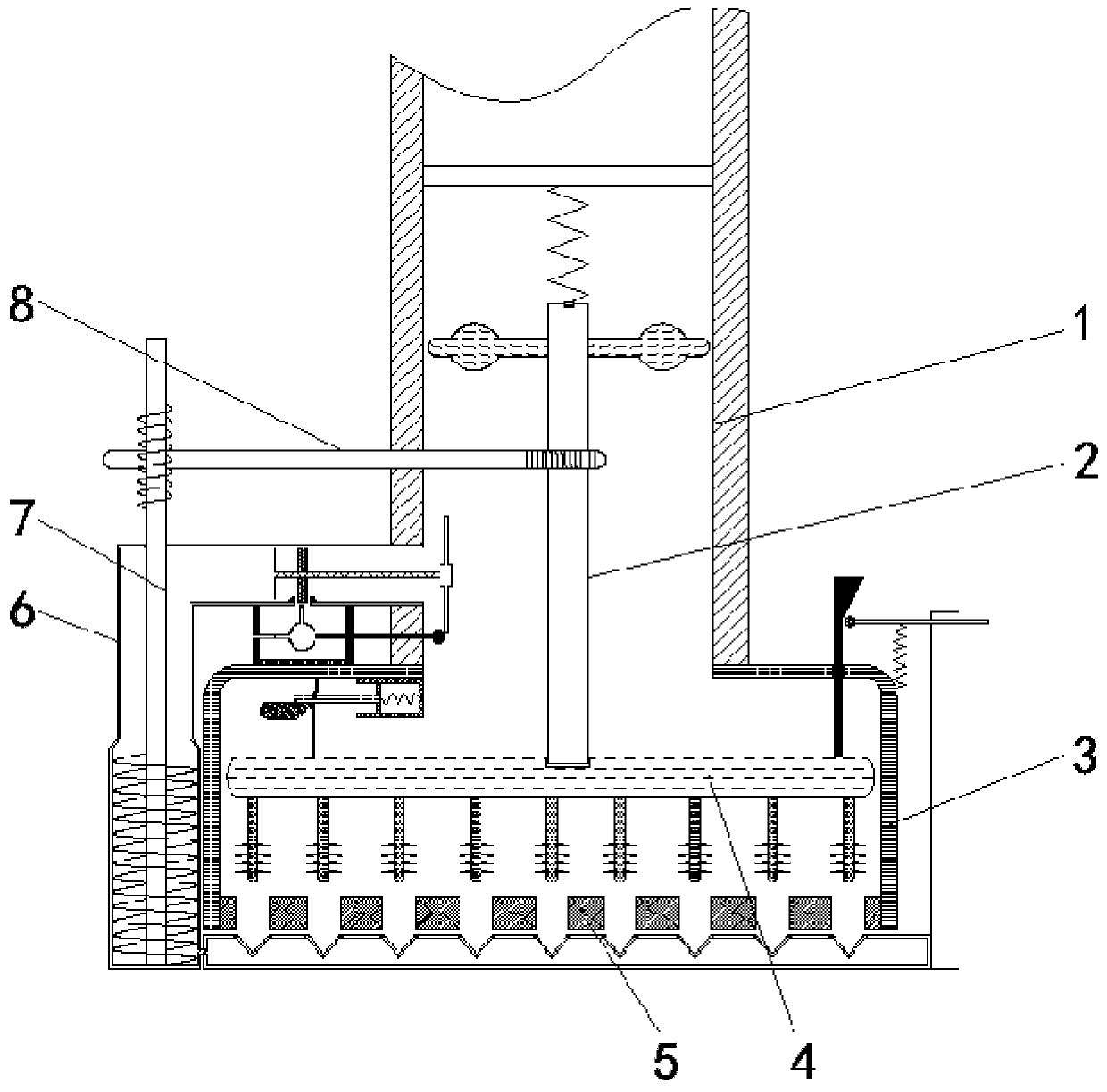 Electric shower head capable of automatically cleaning water scale in use