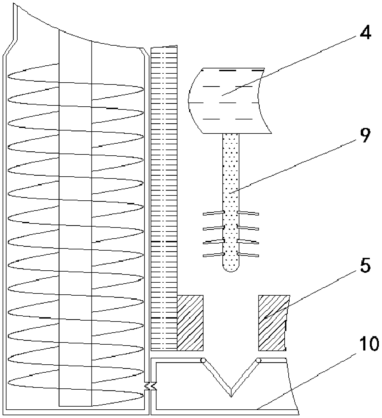 Electric shower head capable of automatically cleaning water scale in use