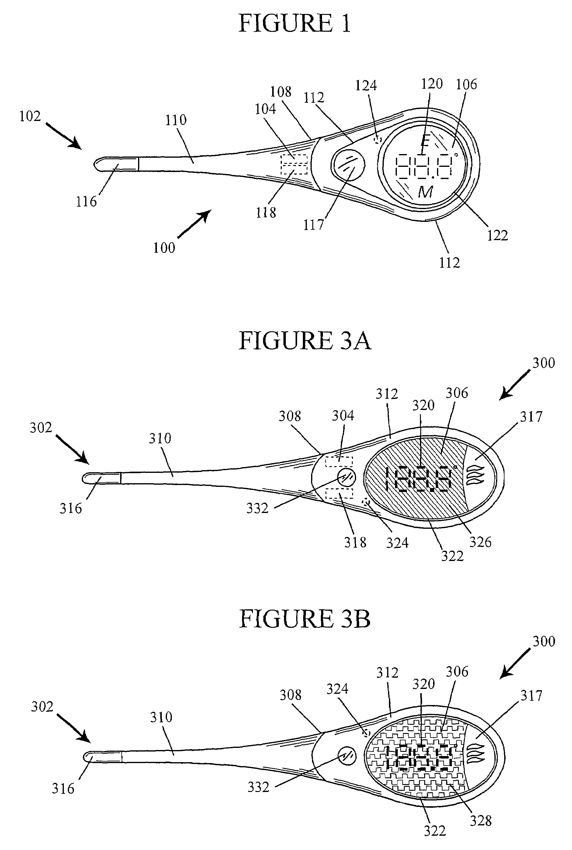 Color changing thermometer