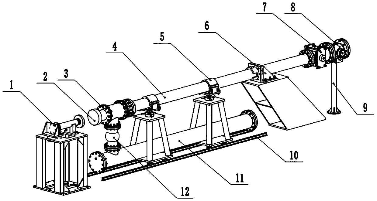 Fuel supercritical combustion test equipment