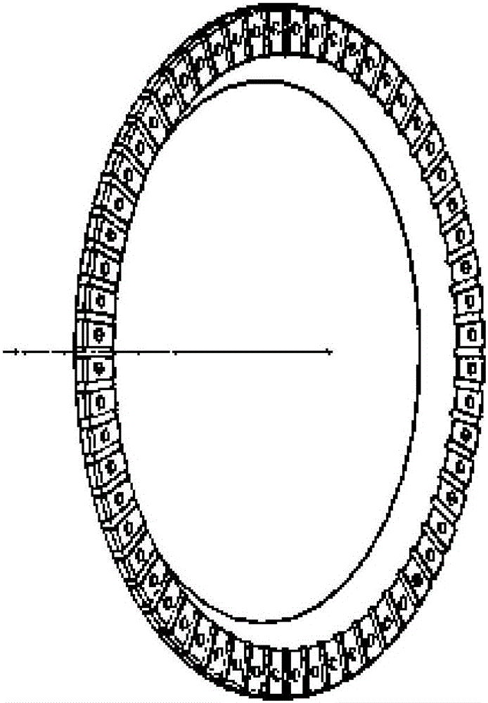 Air entraining structure used for inner rotor cavity of compressor