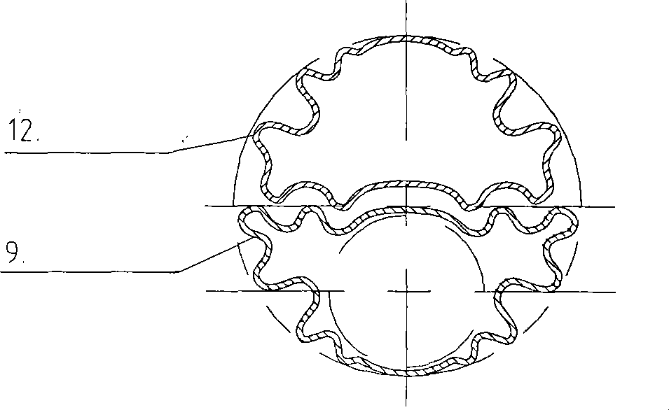 Method for implementing branch well window seal by using metal expansion tube