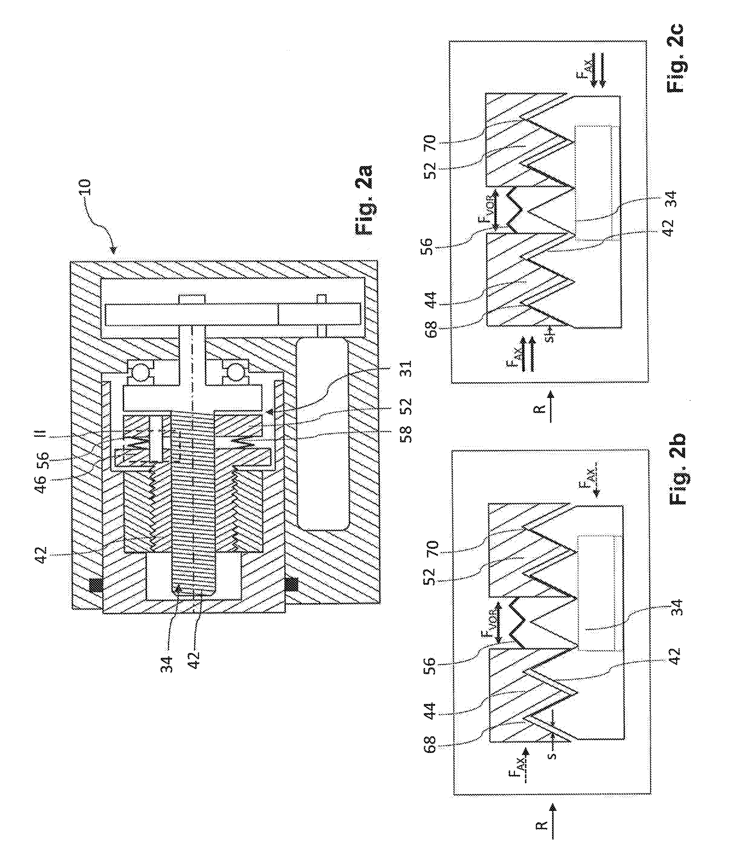 Motor Vehicle Brake, In Particular A Motor Vehicle Brake That Can Be Actuated In A Combined Hydraulic And Electromechanical Manner, Comprising A Multi-Stage Spindle