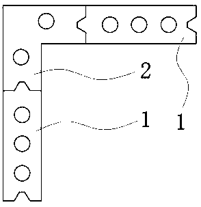 Corner fabricated wall