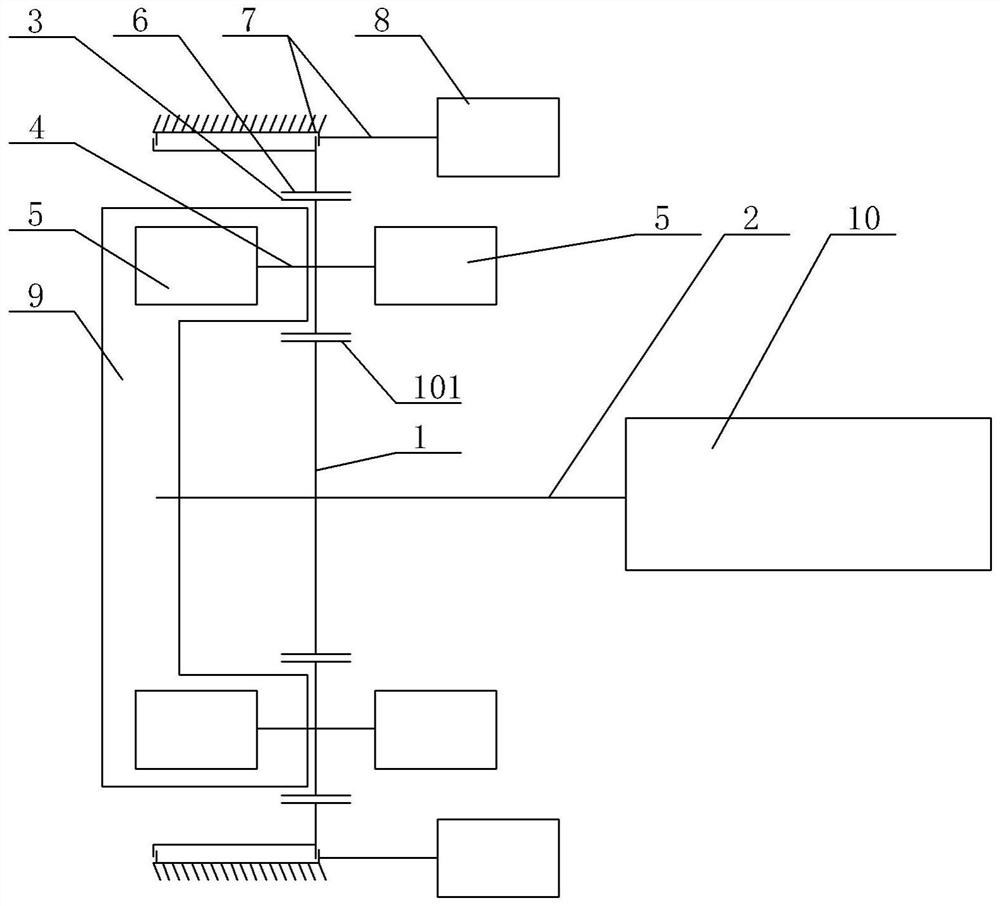 Planetary gear electrically-driven force joining device