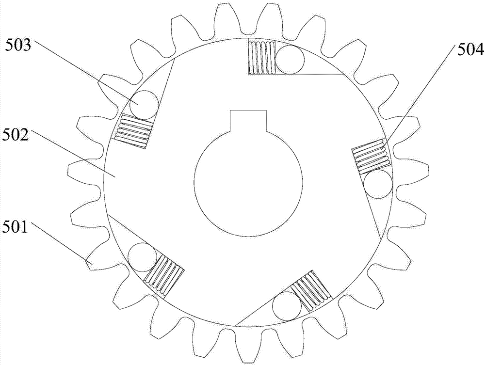 Nested planetary reducer converting reciprocating motion into unidirectional motion