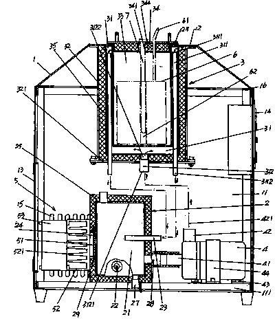 Thermostat for nuclear-magnetic-resonance magnet