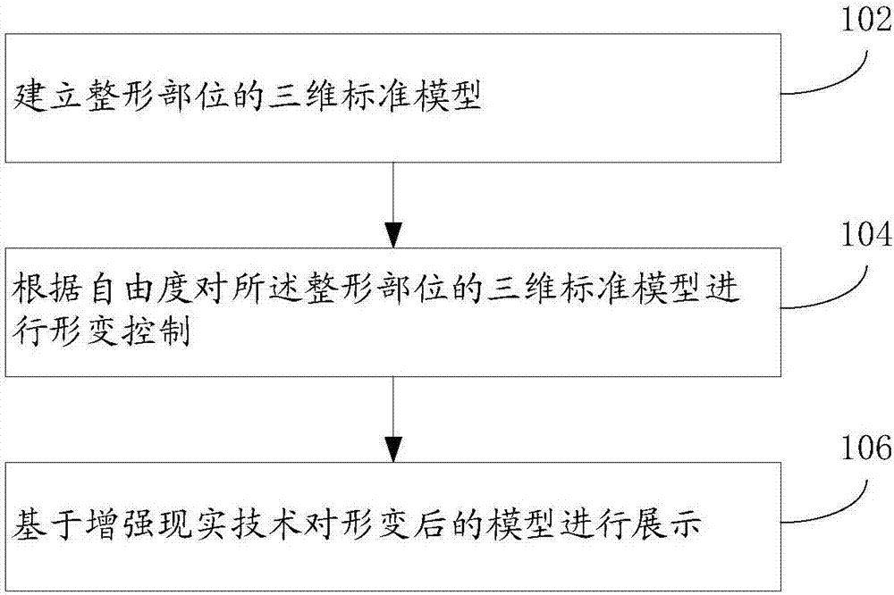 Method and system for simulating and displaying shaping effect of human body