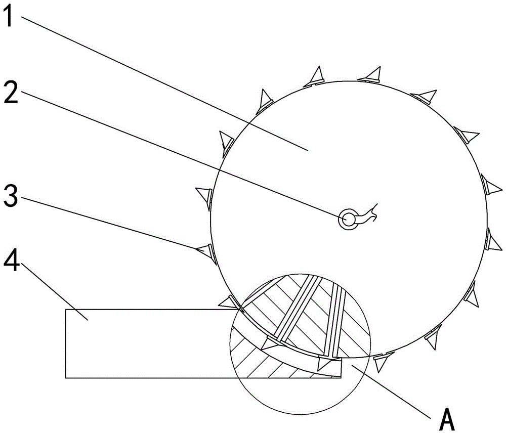 Circular saw used for cutting door plank