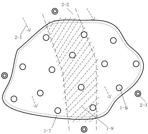 Ion type rare earth shallow groundwater pollution prevention and control method