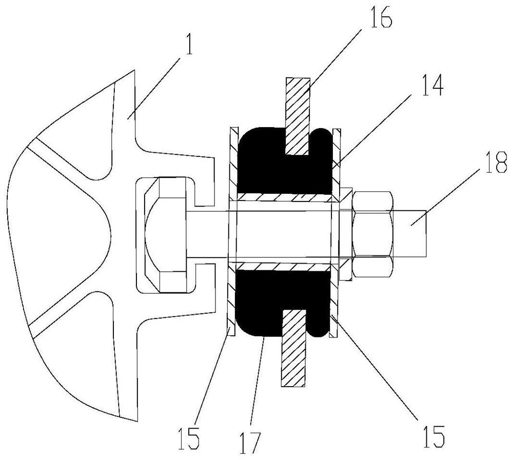 A full floating car structure and rail vehicle