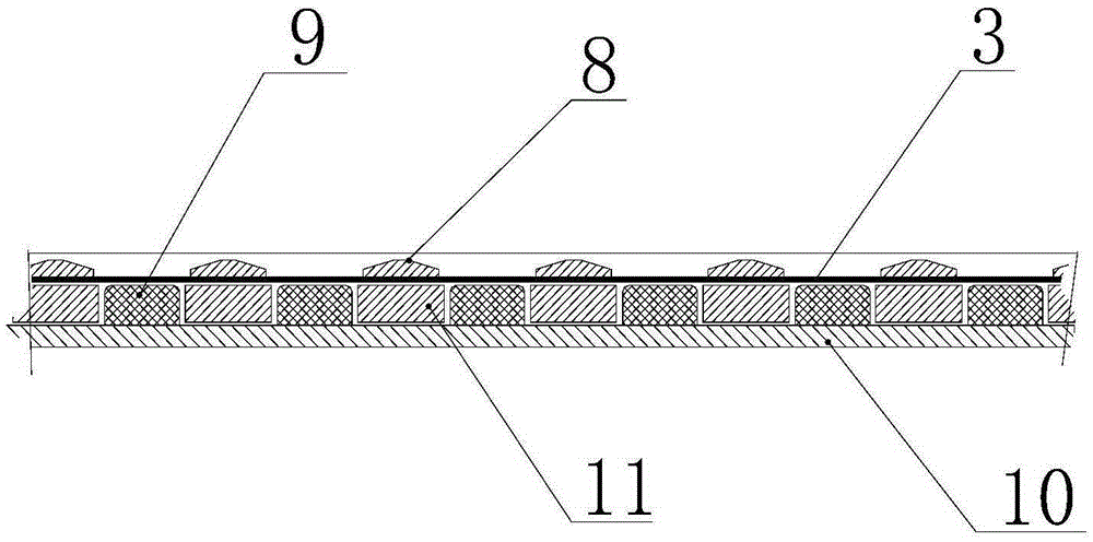 Polarizing LED display screen based on polarizing film and forming method of polarizing film