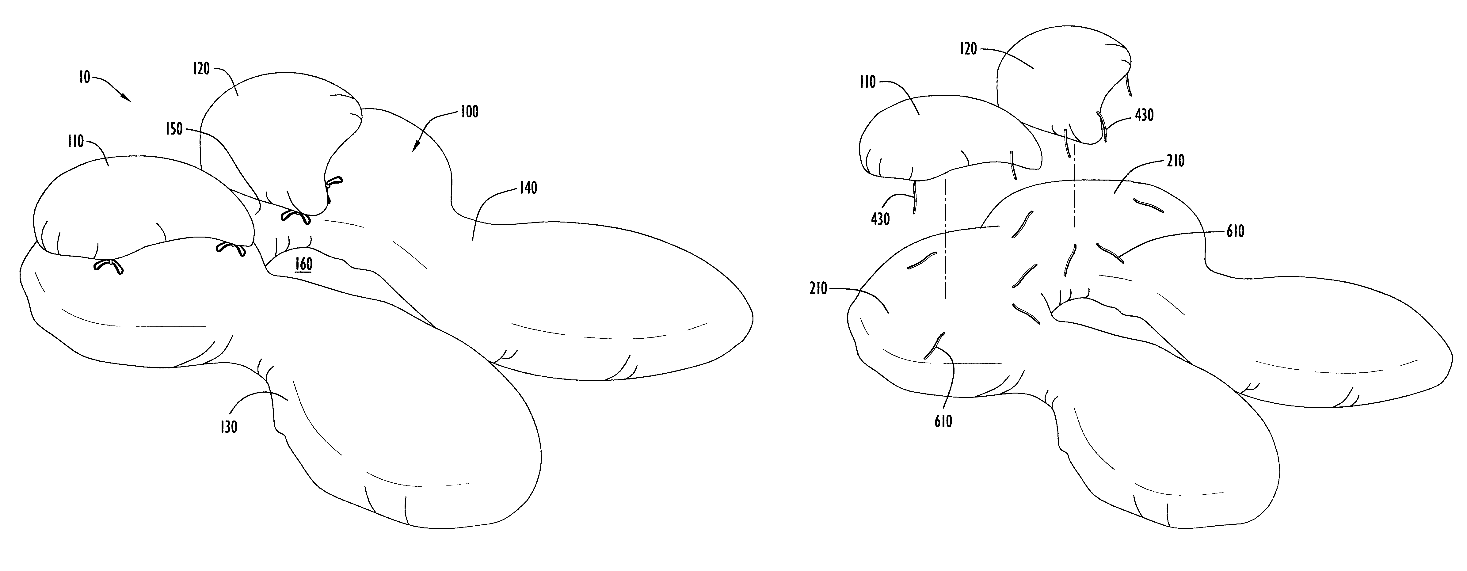 Reconfigurable support pillow system