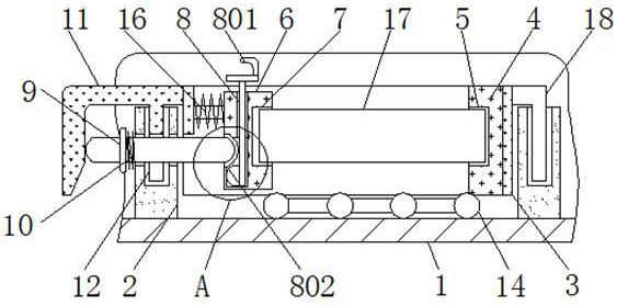 New energy battery pack with modular grouping short-circuit fire prevention structure