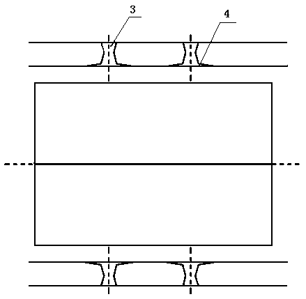 Fluid-solid coupled gas shock wave adjustment bearing