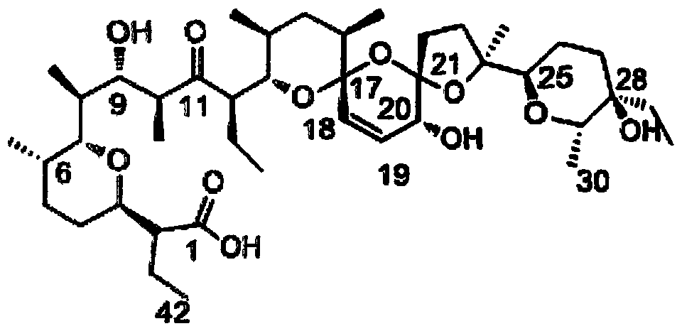 C20 site epimerization salinomycin and derivatives thereof, and preparation method and use thereof