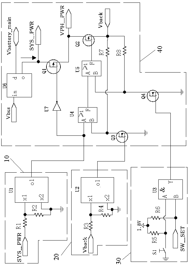 A dual-battery control device and method for a mobile terminal