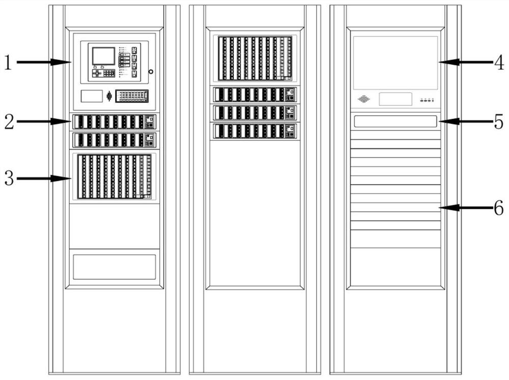 Remote centralized monitoring system and method for fire protection of transformer substation