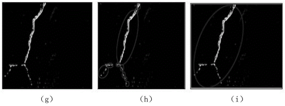 Pavement crack recognition algorithm method and system based on dual-scale clustering algorithm