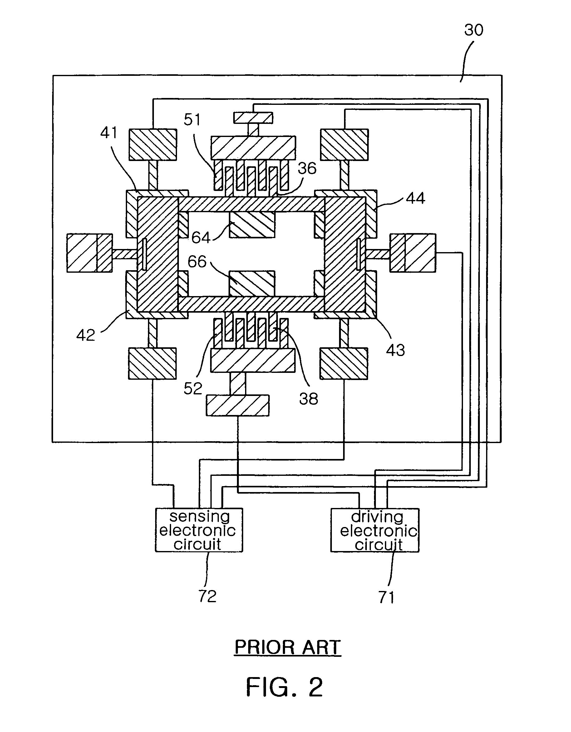 Horizontal and tuning fork vibratory microgyroscope