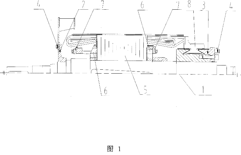 Secondary dynamic balance checking structure and method used for DC motor