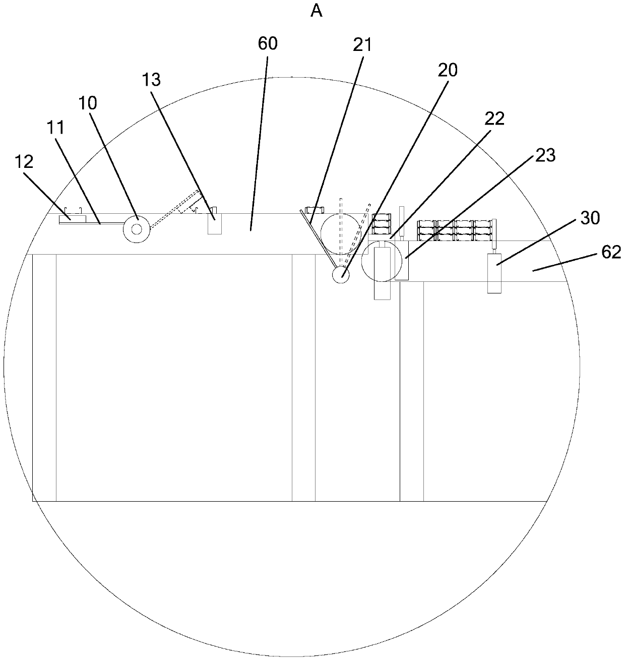 Automatic strapping mechanism