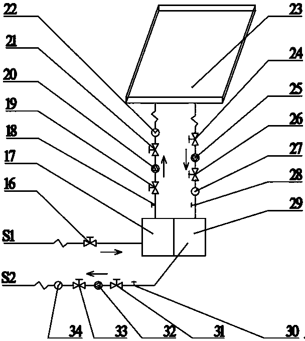 Rubber glove drying system utilizing solar heat pump