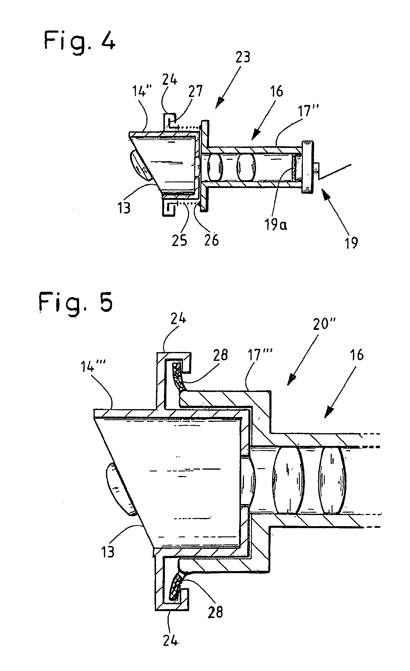 Endoscope having a sideways viewing direction