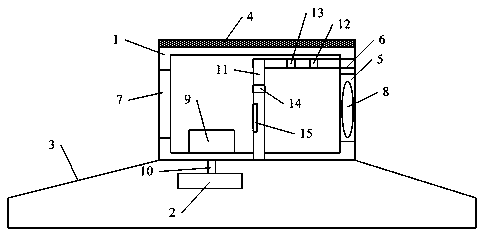 Vehicle-mounted air cleaning device